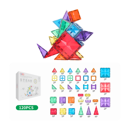 MNTL 磁力片-120片裝動物樂園