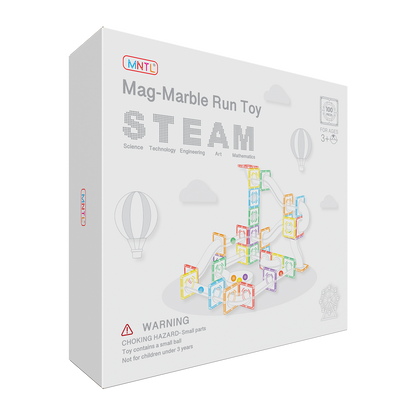 MNTL 磁力片-100片裝磁性管道玩具