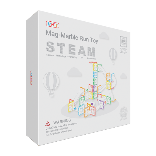 MNTL 磁力片-100片裝磁性管道玩具