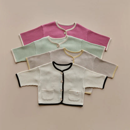 25F/W DTD萌萌大圓臉華夫格開襟衫