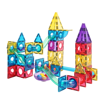 MNTL 磁力片-100片裝磁性管道玩具