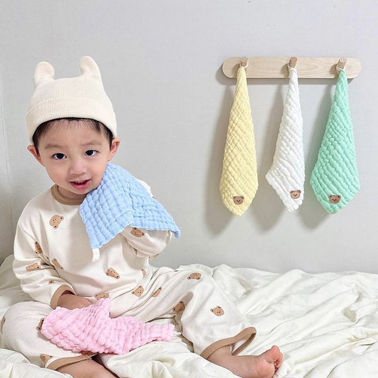 DTD 幼稚園必備品-多功能彩虹咬咬巾手帕套件 (1set 5條)