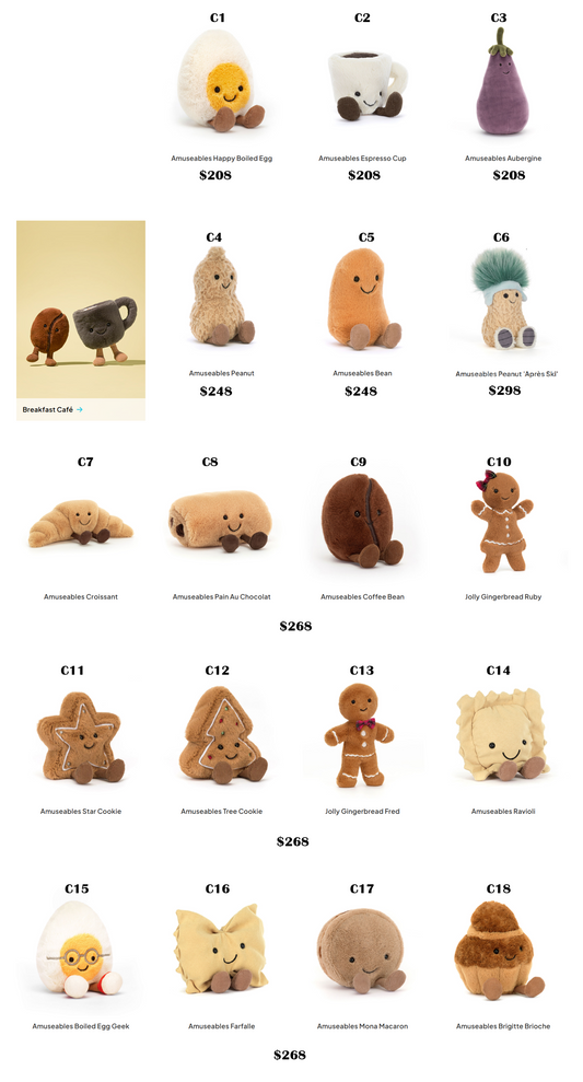 Jellycat Doll- Amuseable food and drink