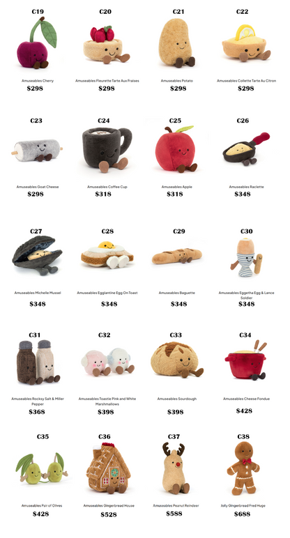 Jellycat Doll- Amuseable food and drink