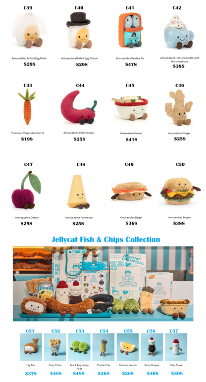 Jellycat Doll- Amuseable food and drink