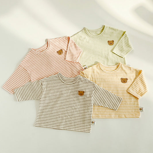 DTD 間條長䄂T shirt